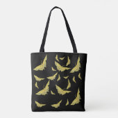 Tote Bag Beurre de l'Ancien Monde Jaune Noir (Dos)