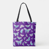Tote Bag Beurre d'Iridescente sur violet (Dos)