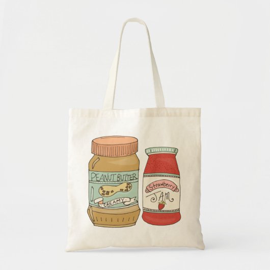 Tote Bag Beurre et confiture d'arachide (Devant)