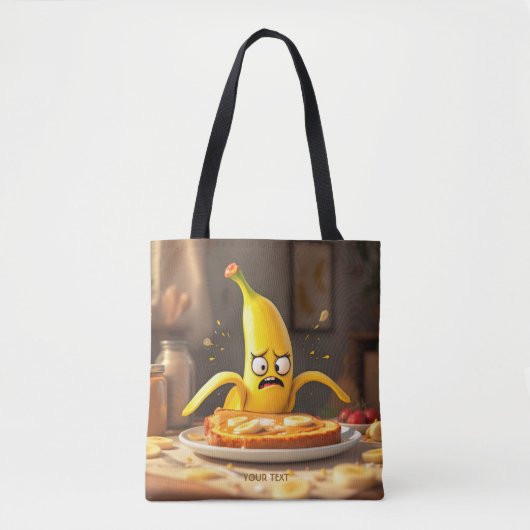 Tote Bag Beurre mignon Imaginaire Banane Toast (Devant)
