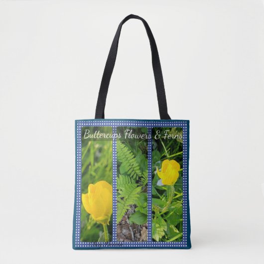Tote Bag Beurtasses, Fleurs et Fermes (Devant)