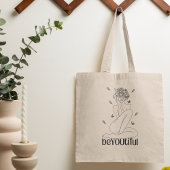 Tote Bag BeYouTiful Self Love Self Care élégant cadeau