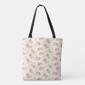 Tote Bag Bi-plans Art déco rugissant - motif dessiné. (Dos)