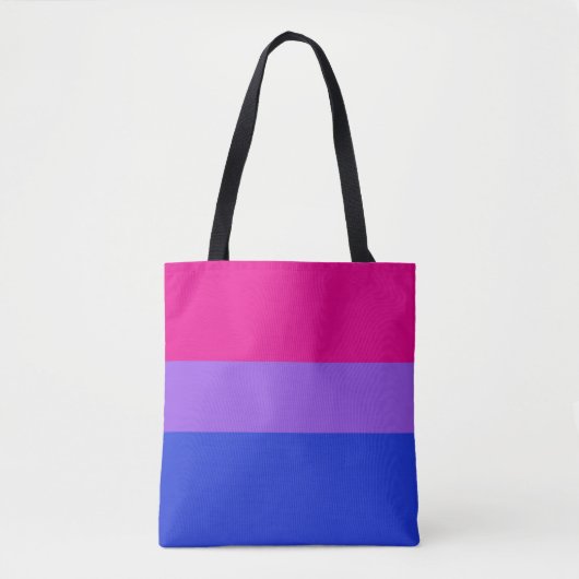 Tote Bag Bi Pride Shoulder Fourre-tout (Devant)