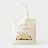 Tote Bag Bibliophile (Devant)