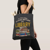 Tote Bag Bibliothécaire Lecture cadeau (De près)