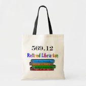 Tote Bag Bibliothécaire retraité 569,0 (système décimal de (Devant)