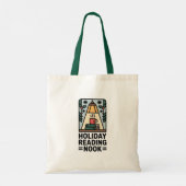 Tote Bag Bibliothèque de coin de lecture des Fêtes (Dos)