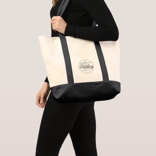 Tote Bag Bibliothèque en cours de lecture Fourre-tout (Devant (produit))