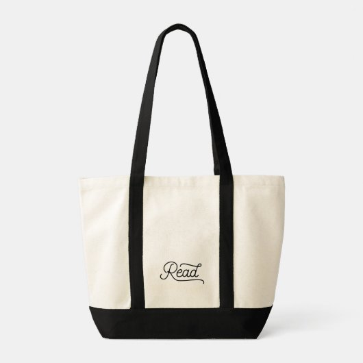 Tote Bag Bibliothèque en cours de lecture Fourre-tout (Dos)