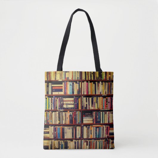 Tote Bag Bibliothèque étagères (Devant)