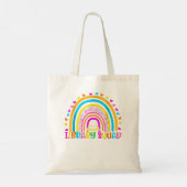 Tote Bag Bibliothèque Squad Rainbow enseignant Bibliothécai (Dos)