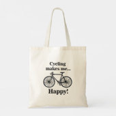 Tote Bag Bicycle Cycling Biking Cyclist (Dos)