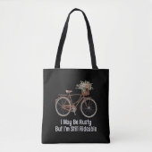 Tote Bag Bicycle Vintage amusant (Devant)