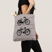 Tote Bag Bicyclette Noir 1 (De près)