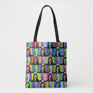 Tote Bag Biden Harris Pop Art (36 Couleurs)