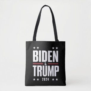 Tote Bag Biden Trump 2024 Élection Drôle Présidentiel VP