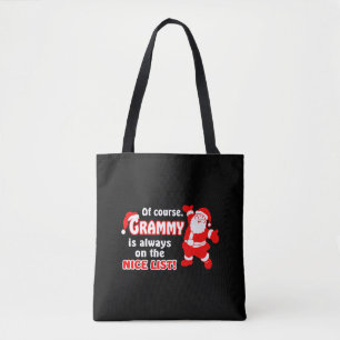 Tote Bag Bien Sûr, Grammy Est Toujours En Bonne Liste Noël