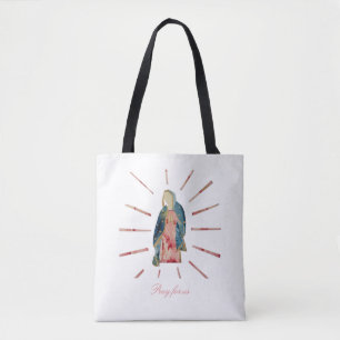 Tote Bag Bienheureuse Mère Vierge Marie Jolie Chrétienne