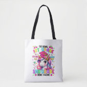 Tote Bag Bientôt la 1re année 2e année j'arrive (Devant)