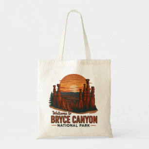 Tote Bag Bienvenue à Embrodery Bryce Canyon National USA