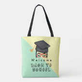 Tote Bag Bienvenue À L'École (Dos)