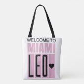 Tote Bag Bienvenue à Miami Leo 10 - GOAT (Dos)
