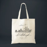 Tote Bag Bienvenue À Pittsburgh Wedding Welcome Bag<br><div class="desc">Bienvenue à Pittsburgh ! Faites de votre jour de mariage un moment inoubliable avec notre sac à dos de bienvenue de mariage personnalisé! Parfait pour accueillir vos invités, ce sac élégant et durable est idéal pour tenir tous les essentiels : collations, cartes, itinéraires, et plus encore. Personnalisez-le avec vos noms...</div>