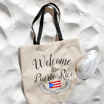 Tote Bag Bienvenue à Porto Rico| Destination Wedding Favor<br><div class="desc">Un cadeau de fête adapté à votre mariage en voyage pour vous voir dans le magnifique pays de Porto Rico. Tous les éléments de cet article sont déverrouillés et ajustables selon vos besoins. Amusez-vous à en faire votre propre.</div>