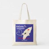 Tote Bag Bienvenue À Rhodes Destination Wedding (Dos)