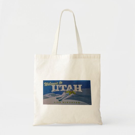 Tote Bag Bienvenue à utah (Devant)