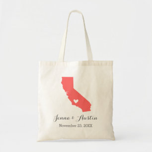 Tote Bag Bienvenue au Mariage californien