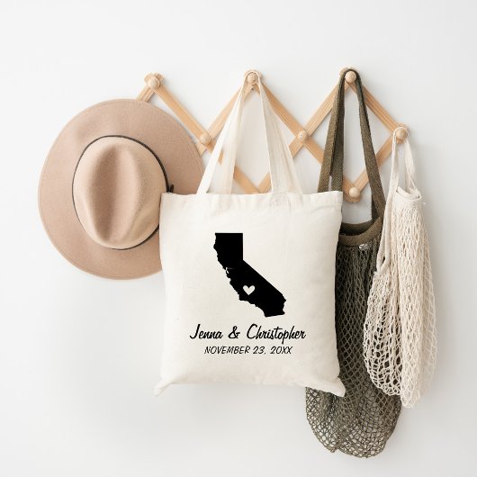 Tote Bag Bienvenue au Mariage californien
