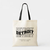 Tote Bag Bienvenue au Mariage de Detroit (Dos)
