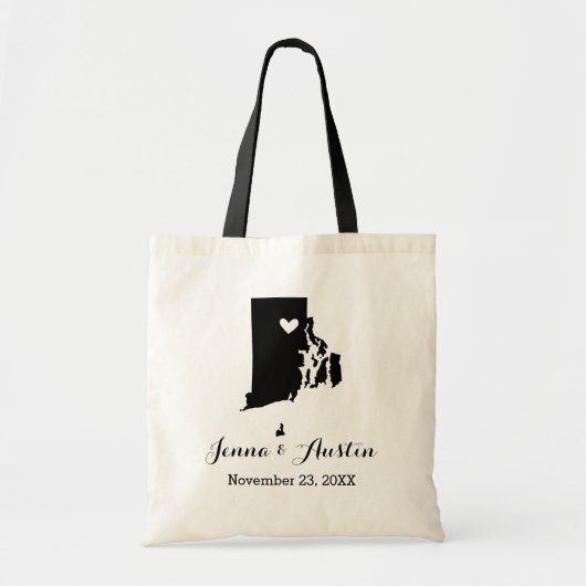 Tote Bag Bienvenue au Mariage de Rhode Island (Devant)
