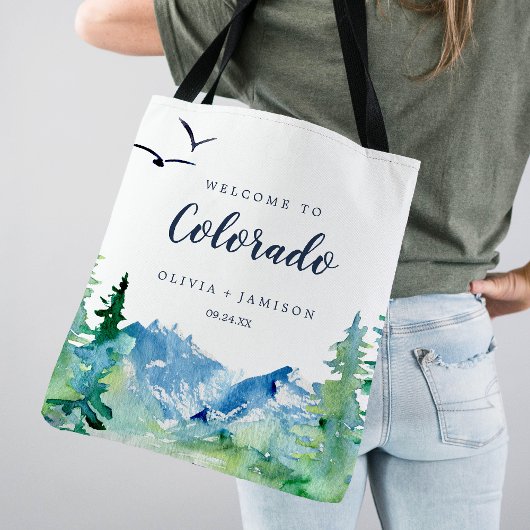 Tote Bag Bienvenue au Mariage du Colorado