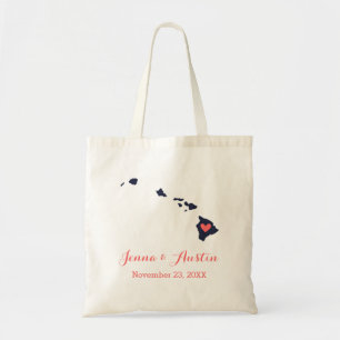 Tote Bag Bienvenue au Mariage Hawaii