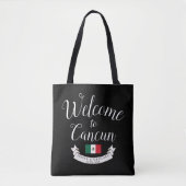 Tote Bag Bienvenue au Mexique | Personnalisation du mariage (Devant)