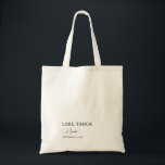 Tote Bag Bienvenue de mariage personnalisé<br><div class="desc">Voici notre sac cabas de remerciement de bienvenue pour mariage personnalisé - un mélange parfait d'élégance moderne et de simplicité. Conçu avec une esthétique minimaliste, ce tote polyvalent est un cadeau idéal pour vos invités de mariage ou votre cortège. Que vous cherchiez à créer une expérience de bienvenue mémorable, à...</div>