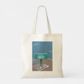 Tote Bag Bienvenue dessin vectoriel d'été (Dos)