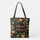 Tote Bag Bienvenue l'automne ! (Dos)