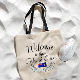 Tote Bag Bienvenue sur Turks and Caicos Mariage de destin