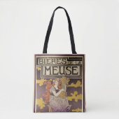 Tote Bag Bière de la Meuse par Marc Auguste Bastard (Devant)