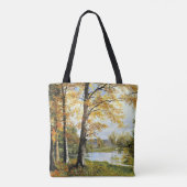 Tote Bag Bierstadt - Un Lac Calme, (Dos)