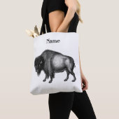 Tote Bag Big Bison Buffalo Thunder-Cove (De près)