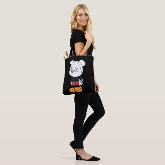 Tote Bag Big black-eared mouse (Sur le modèle)