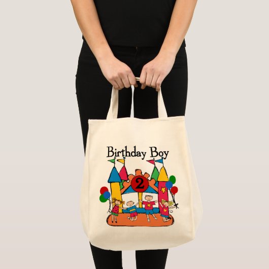 Tote Bag Big Bounce Boy 2nd Birthday Tshirts et cadeaux (Devant (produit))