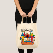 Tote Bag Big Bounce Boy 4th Birthday Tshirts et cadeaux (Devant (produit))