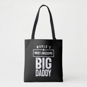 Tote Bag Big Daddy le plus génial au monde Père Grandfath