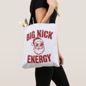 Tote Bag Big Nick Energy Funny Père Noël Rude Christmas Jok (De près)